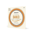 D'Addario  Banjo String Set Medium Nickel Plated Steel EJ61