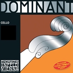 DOM44CLD 4/4 Cello Chrome Wound D String Dominant Thomastik 143