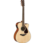 Acoustic-Electric Guitar Small Body Solid Spruce Top Yamaha FSX800C