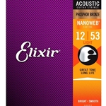 Gore  Ac Guitar String Set Light Phosphor Bronze Nanoweb Elixir 16052