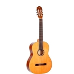 4/4 Classical Guitar Ortega R122G Natural Gloss Cedar Top With Bag