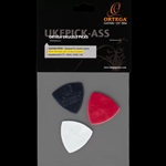 Leather Ukulele Picks (3) Ortega UKEPICK-ASS