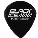 3DBK410 Guitar Picks Black Ice 10-Pack Medium D'Addario 3DBK4-10