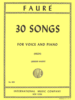 30 Songs High Voice And Piano