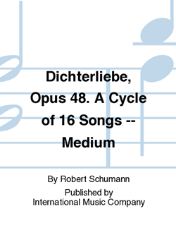 Dichterliebe Op.48 Medium Voice And Piano