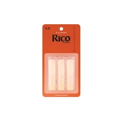 RICO3PACKCLT Rico Clarinet Reeds Pack of 3