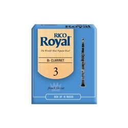D'Addario RICOROYALCLT Rico Royal Clarinet Box of 10