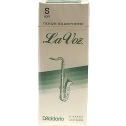 D'Addario RILVTSMSB Lavoz Ten Sax Med Soft Box Reeds (5)