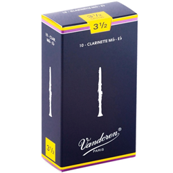 VACR1135B Vandoren Eb Clarinet 3 1/2 Box Reeds CR1135