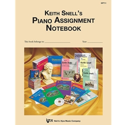 Piano Assignment Notebook