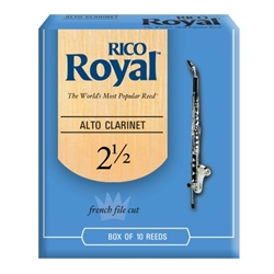 RIRYACL25B Rico Royal Alto Clarinet 25 Box Reeds