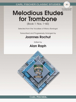 Rochut: Melodious Etudes for Trombone w/CD