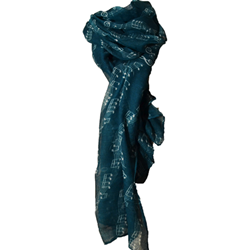 Scarf - Fashion Scarf, Music Notes, Teal