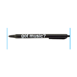 Pen Black Clicker Got Music