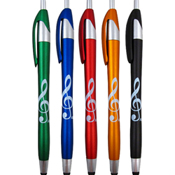 Pen Stylus G-Clef Green