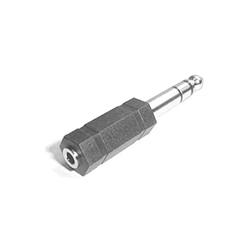 Hosa GPM103 Adaptor 3.5mm TRS to 1/4 inch TRS