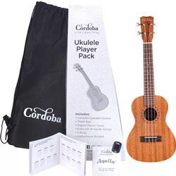 Cordoba Concert Ukulele Player Pack 03900