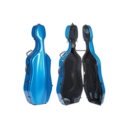 4/4 Cello Case Fiberglass Blue Eastman CACL18PBLU