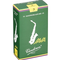 Vandoren JAVAGREENASAX Java Green Alto Sax Reeds Box of 10