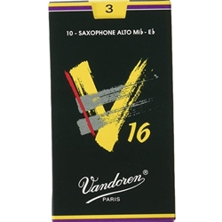 V16ALTOSAX Vandoren V16 Alto Sax Reeds Box of 10