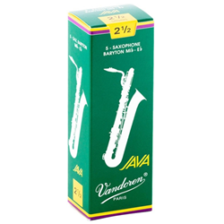 JAVABARISAX Vandoren Java Bari Sax Reeds Box of 5