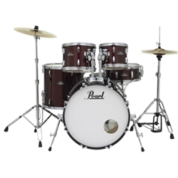 Pearl 5 Piece Drum Set Roadshow Red Wine RS525SC/C91