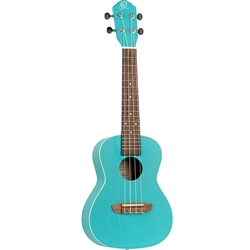 Concert Ukulele Ortega RULAGOON Lagoon Turquoise Okoume Finish