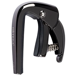 TNCAPOCVBCR Acoustic Guitar Capo Black Curved Fretboard Ortega TNCAPOCV-BCR