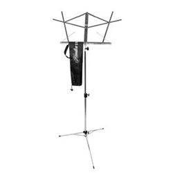Folding Music Stand Deluxe Black Hamilton KB900B With Bag