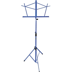 Folding Music Stand Deluxe Blue Hamilton KB900BL With Bag