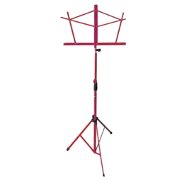 Folding Music Stand Deluxe Red Hamilton KB900RD With Bag