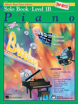 Alfred's Basic Piano Library Top Hits Solo Book 1B w/CD